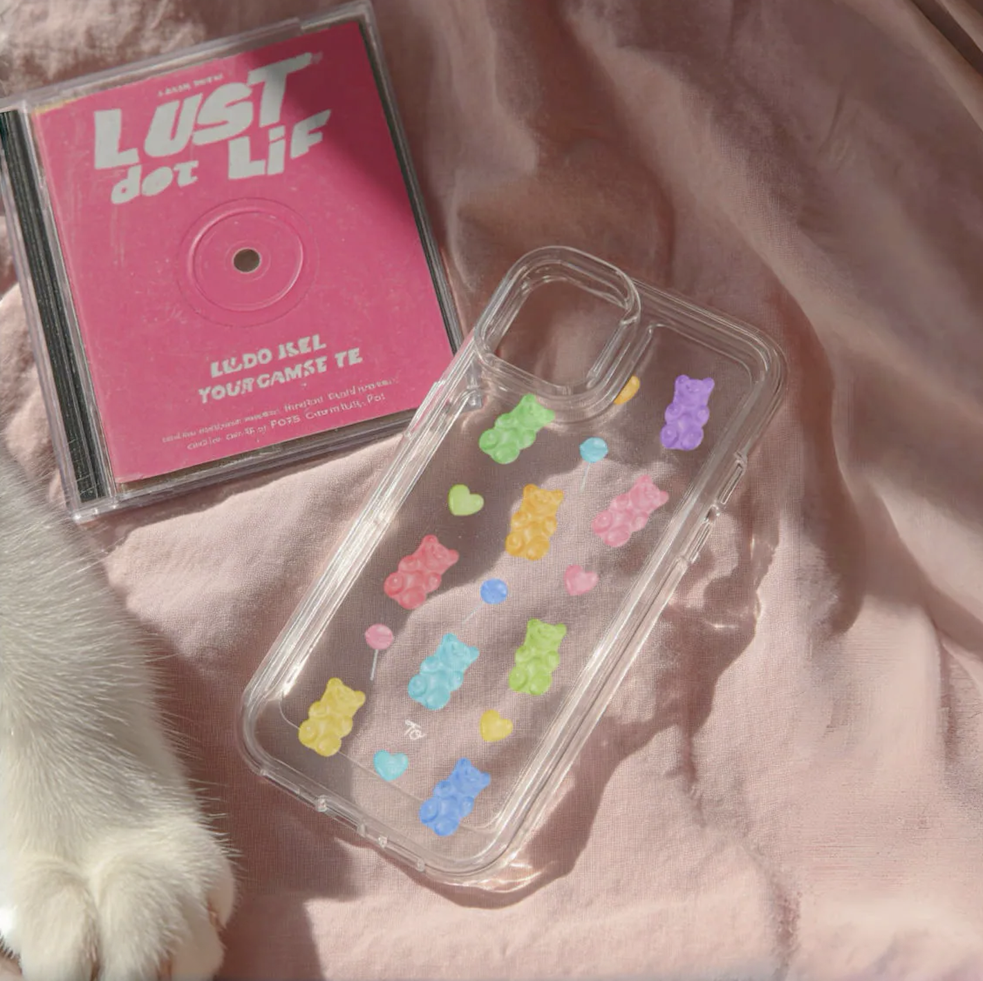 【Bling Bling Gummy Bears】透明MagSafe iPhone Case