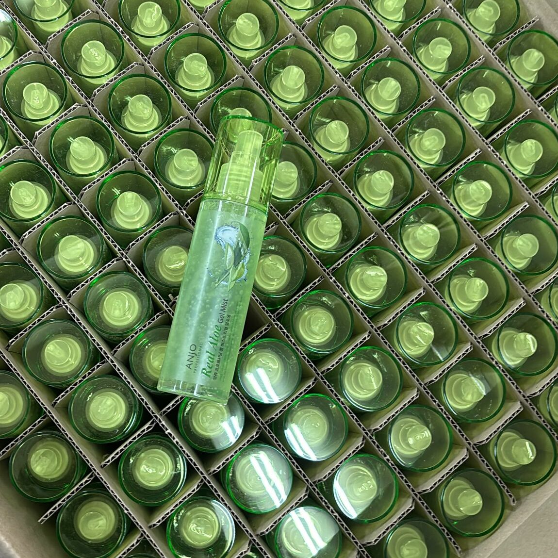 韓國🇰🇷直送✈️ANJO Real Aloe Gel Mist 蘆薈保濕舒緩凝膠噴霧 130ML (2支/套)