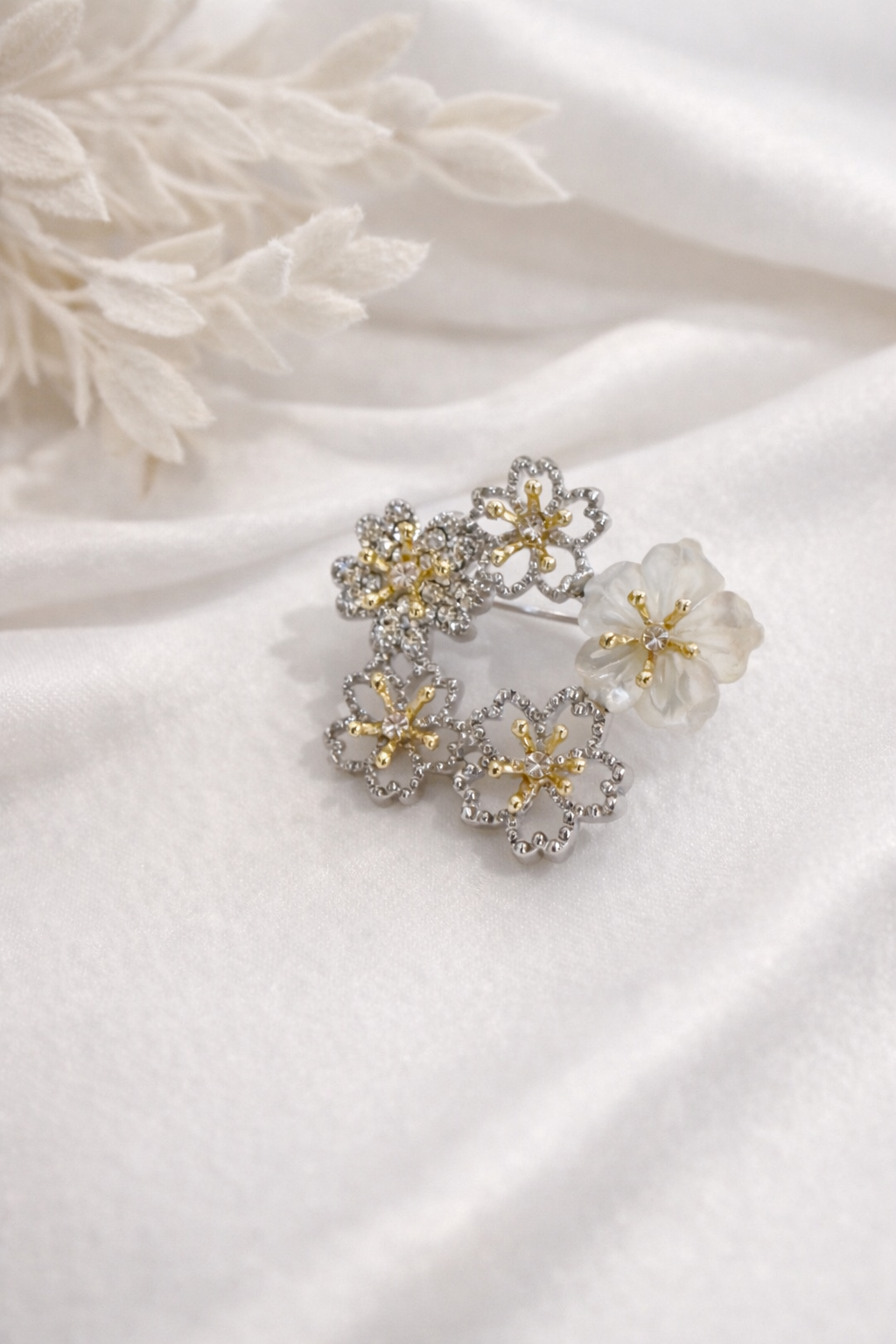 Swarovski Blossom Aura Brooch