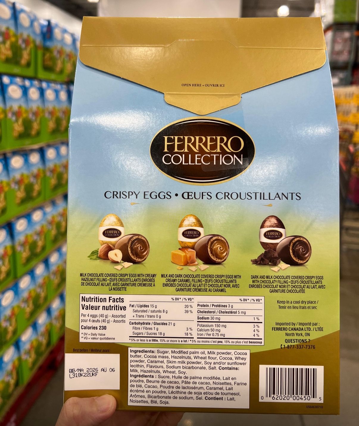 加拿大直送✈️ FERRERO 雜錦金莎復活蛋 (1包50粒）-四月初左右到貨