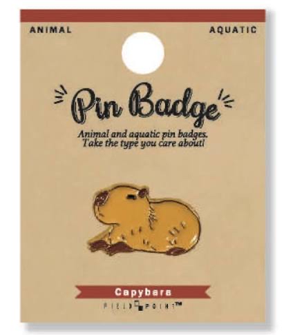 Animal Pin Badge - Capybara