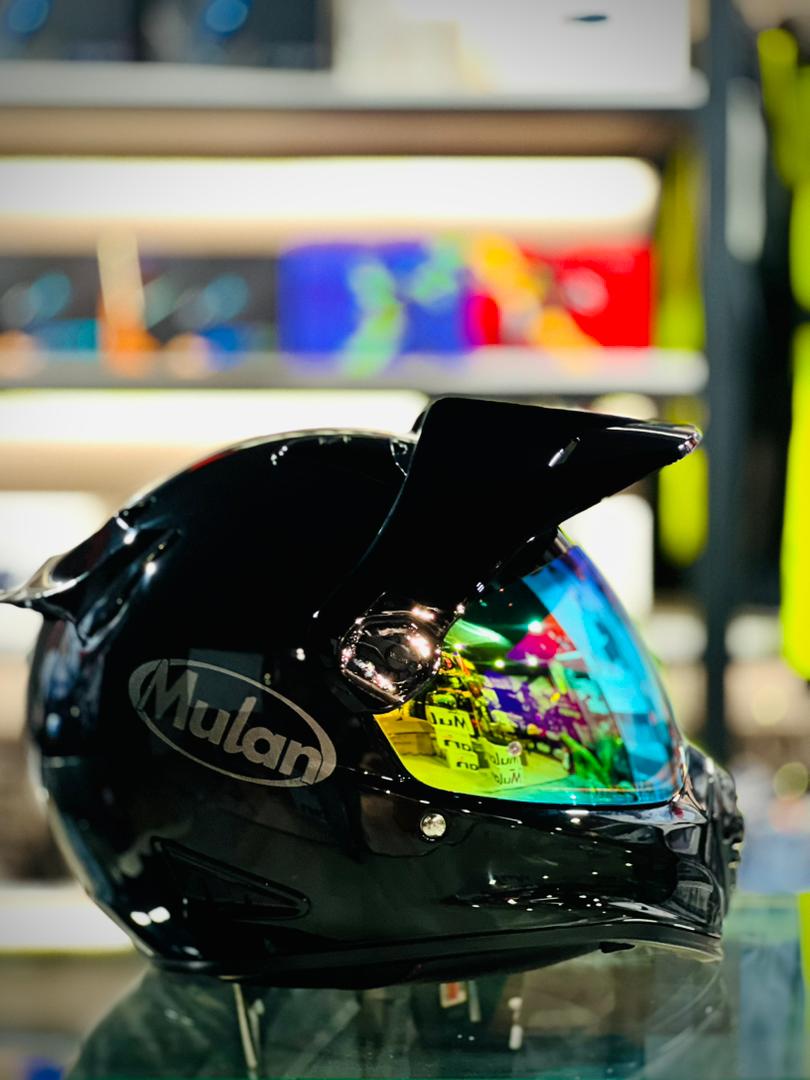 MULAN 739 FIBREGLASS Adventure Helmet | Bulletproof Kevlar | Photochromic Visor | ECE Approved