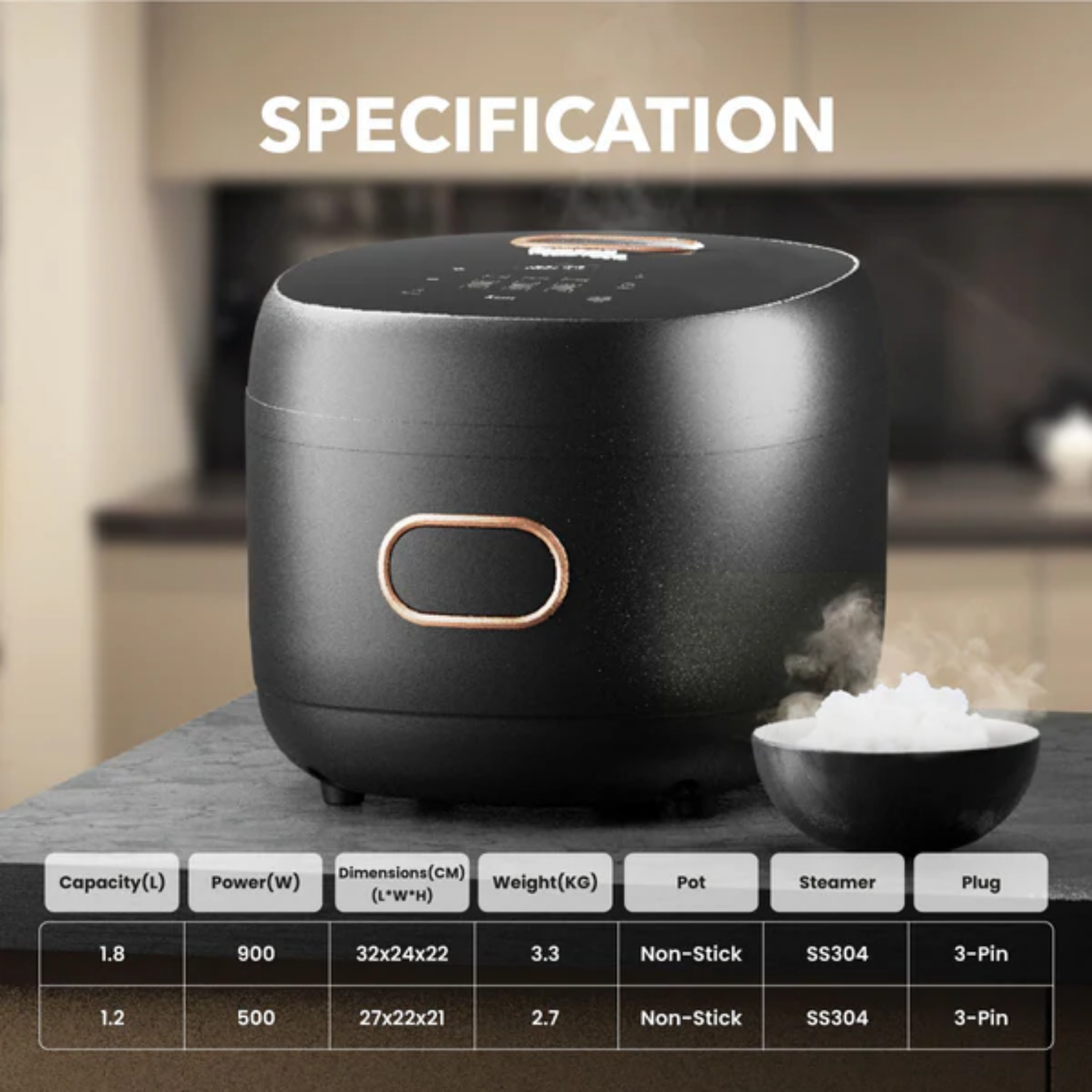 Russell Taylors 1.8L Jar Rice Cooker (RC9)