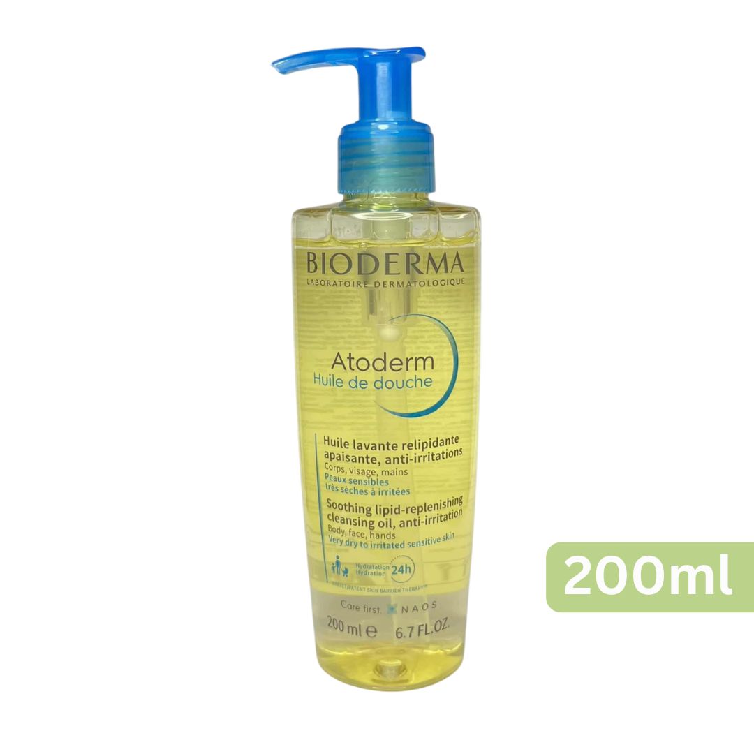 Bioderma - ATODERM 深層滋養潔膚沐浴油 – 200ml [平行進口]