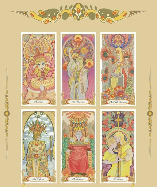 Tarot of Healing Words: Where Art Nouveau Meets Mindfulness