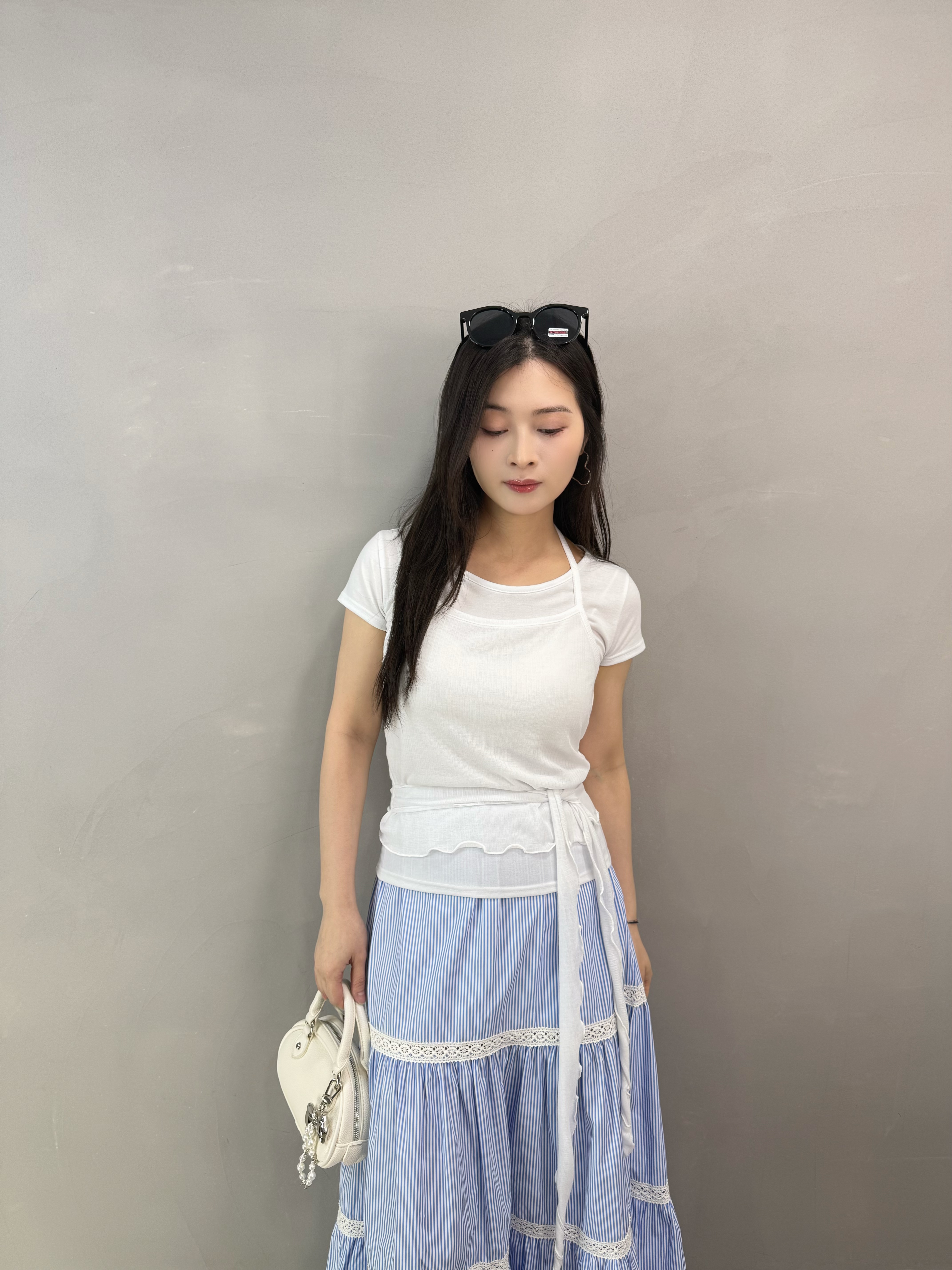 Q66 綁腰吊帶+Tee Set