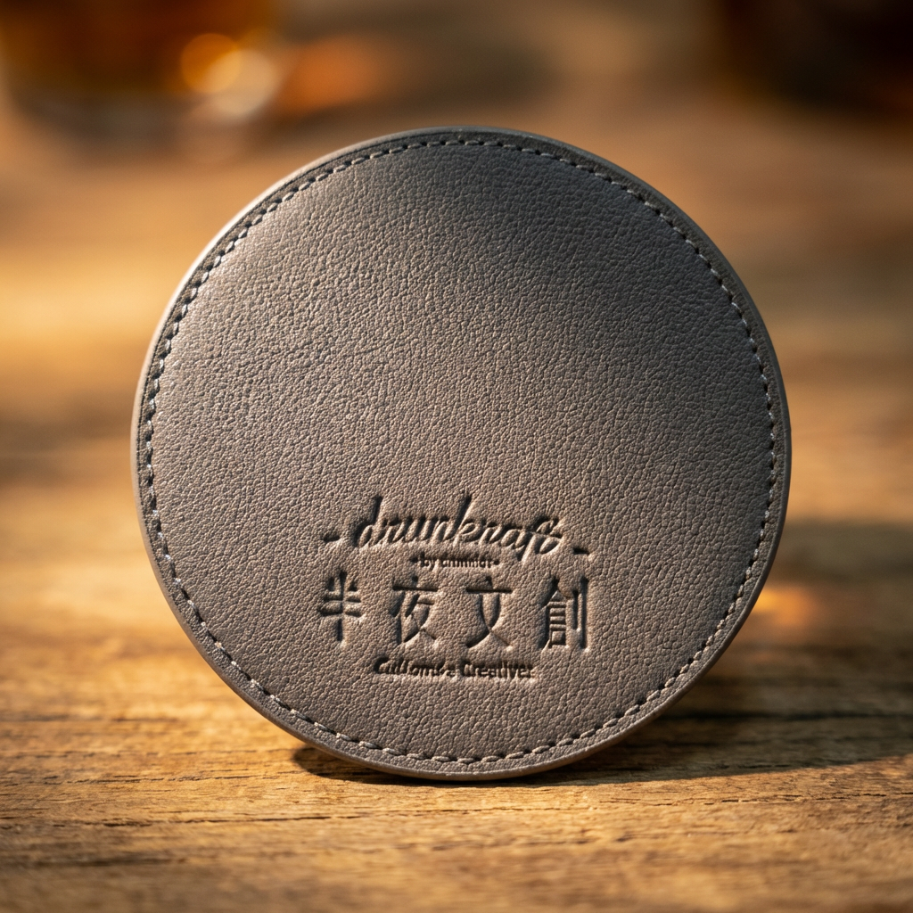 咖啡杯都企得穩杯墊(灰調啡)