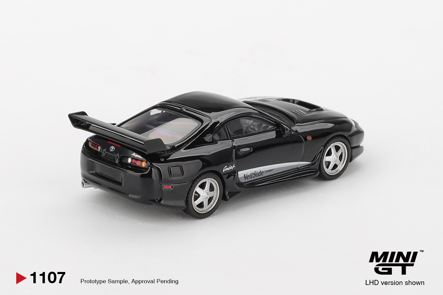 Mini GT 1/64 Toyota Supra VeilSide Combat V-II Black - MGT01107-BL