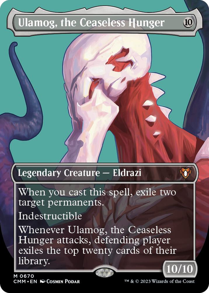 Ulamog, the Ceaseless Hunger (Borderless) - Commander Masters (CMM)