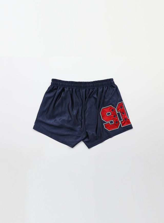Badblood [w-srt24-054] 91 football shorts - navy | KAZUE