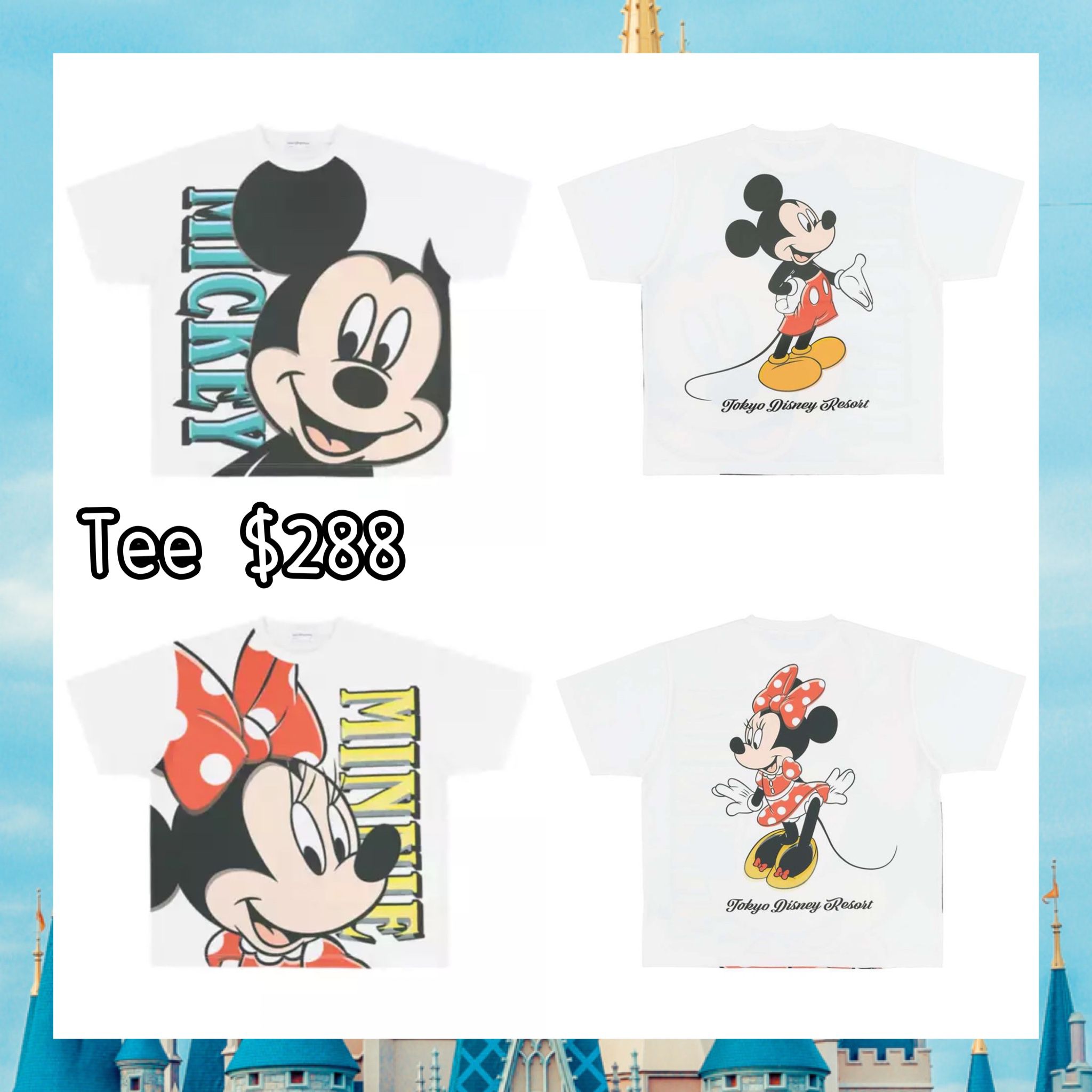 ：日本：DISNEYLAND園區產品 21/5 日本發賣 TEE