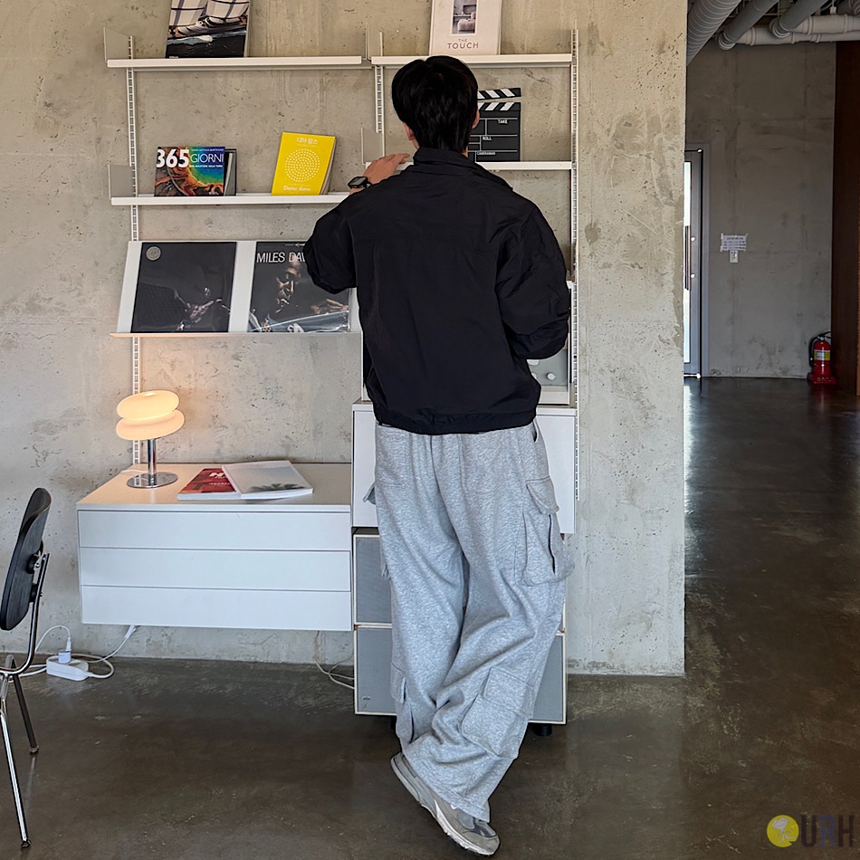 【100%保證韓國直送】韓系質感 輕量高領抽繩連帽運動風褸外套 🧥 [5 color] RF118058