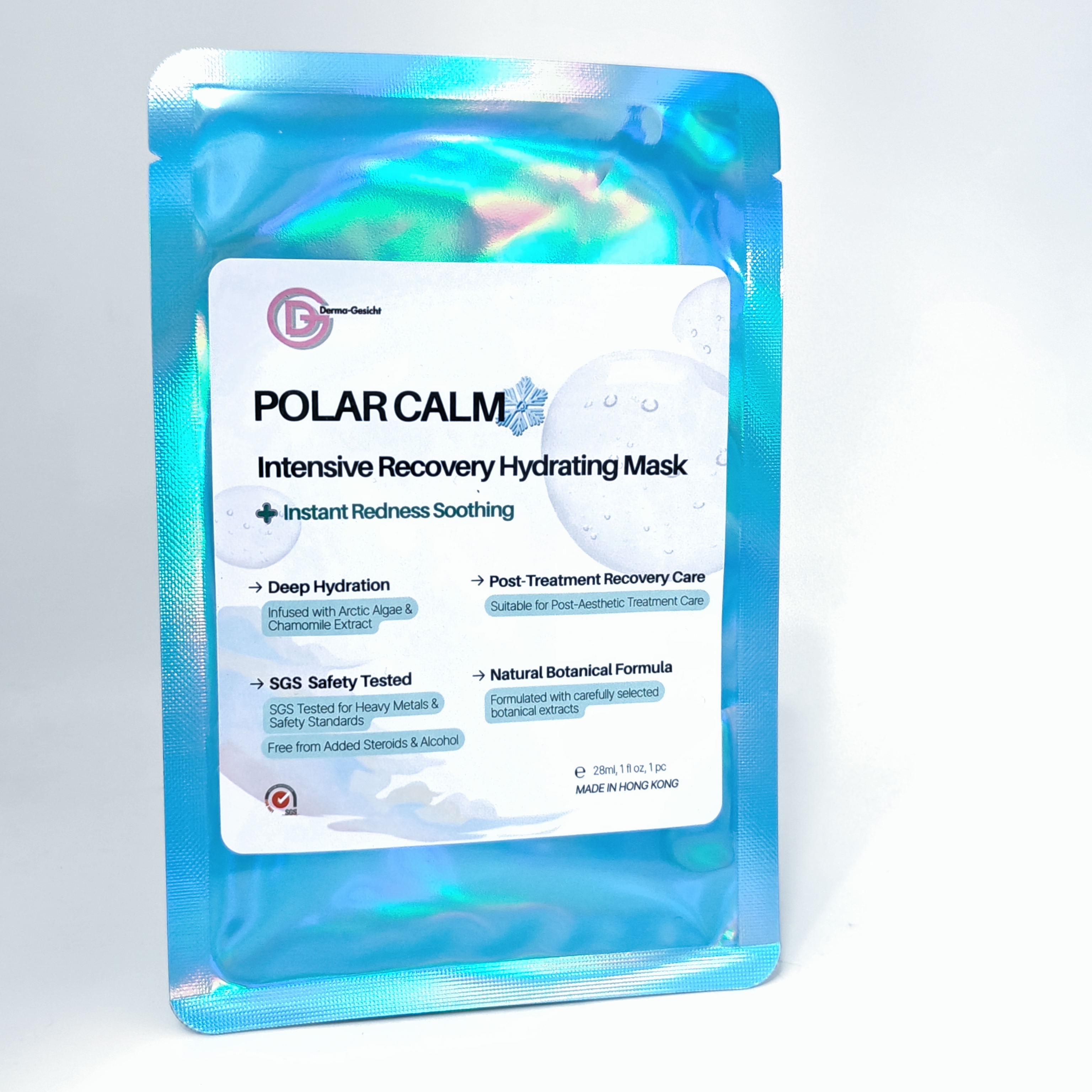 Derma Gesicht極地褪紅急救面膜 1片 Polar Calm Intensive Recovery Hydrating Mask 