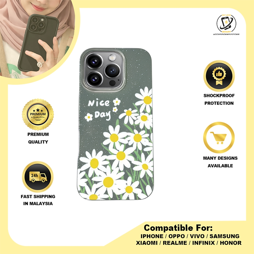 BLING CASE PHONE FOR IPHONE - DESIGN FLOWER N