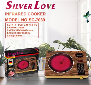 电陶炉 3500watt  sc-7039 silver love