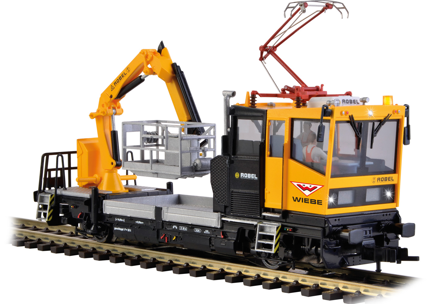 ROBEL 軌道工程車 HO Scale DCC Sound and Functional 