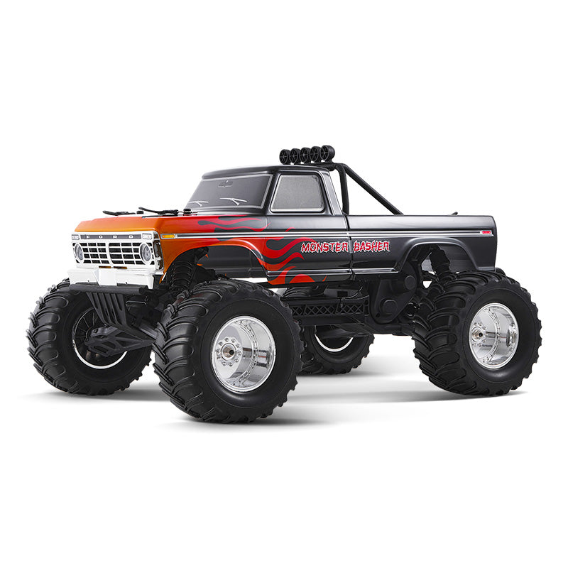 全新 FMS 1/10 Ford F100 Monster Truck | 無刷大腳車 | 2WD 後驅 | 福特授權 | 無刷 | 火焰黑色