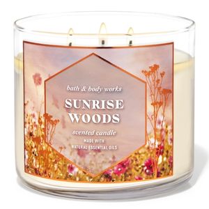 bath and body works white woods candle