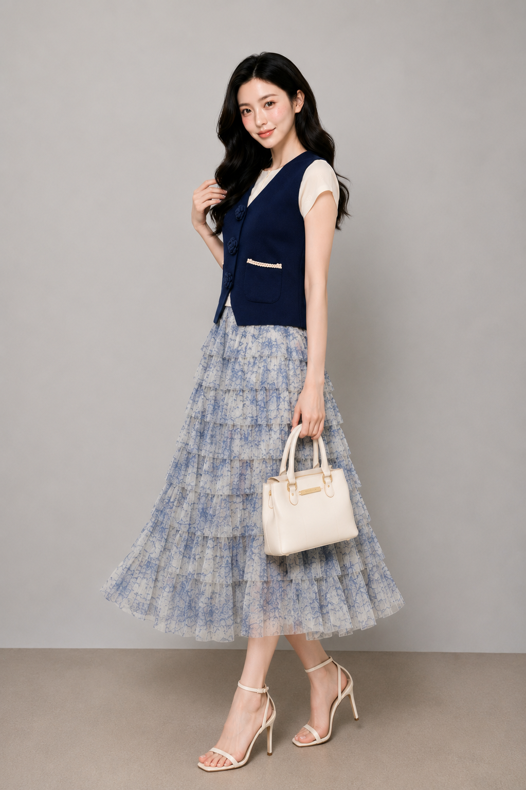 975 Rosalie Layered Tulle Skirt