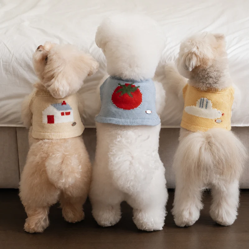 Bite Me🇰🇷SSFW Tiny Garden Knit Bib 針織小花園口袋背心 (3色)