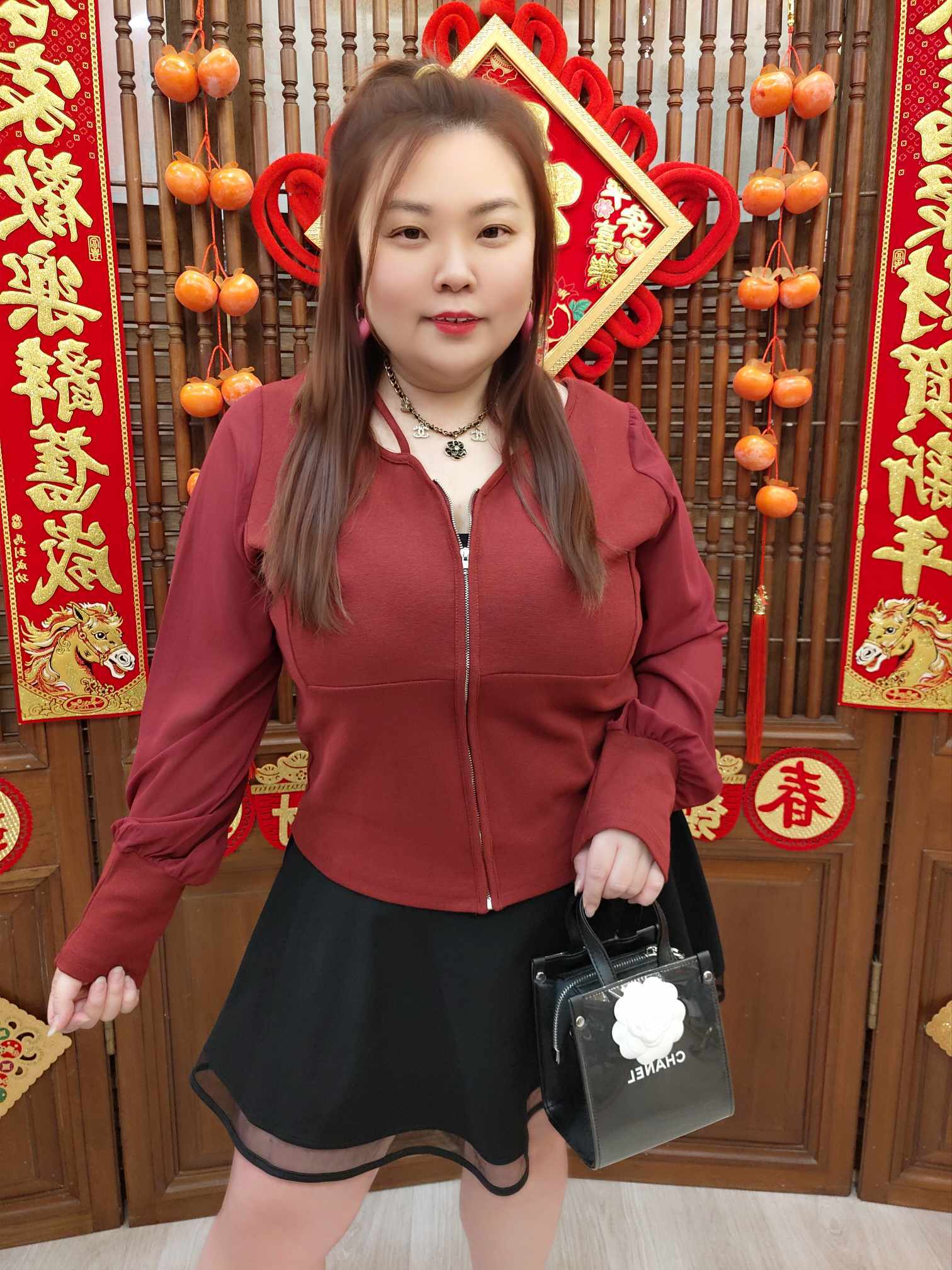 NJB05 TW#5879 拼雪纺袖设计款外套