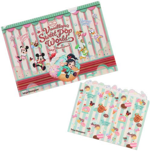 【預訂】TDR Vanellope's Sweets Pop World - A4 & A5 folder set