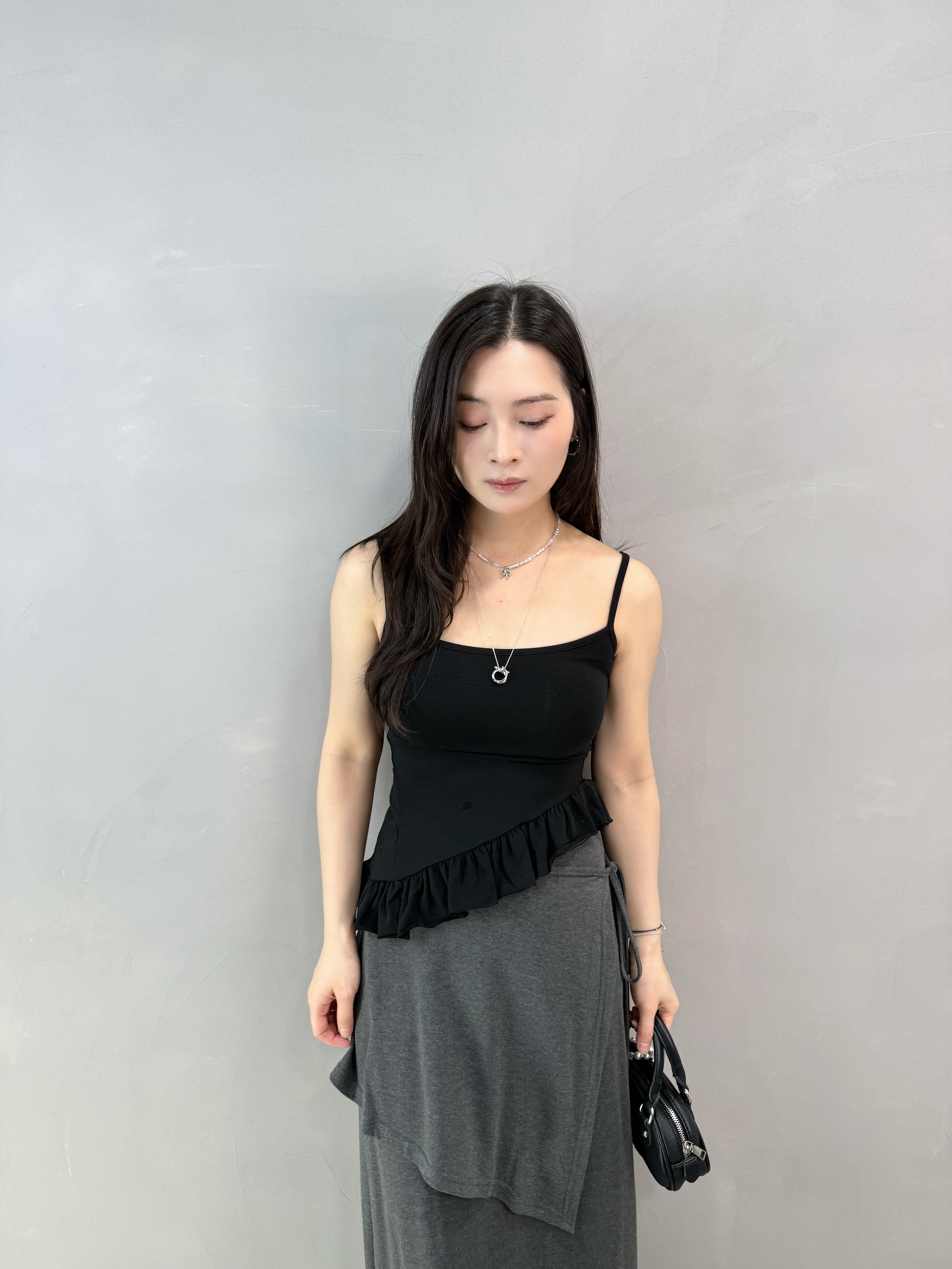 H68 吊帶ruffle Bra Top