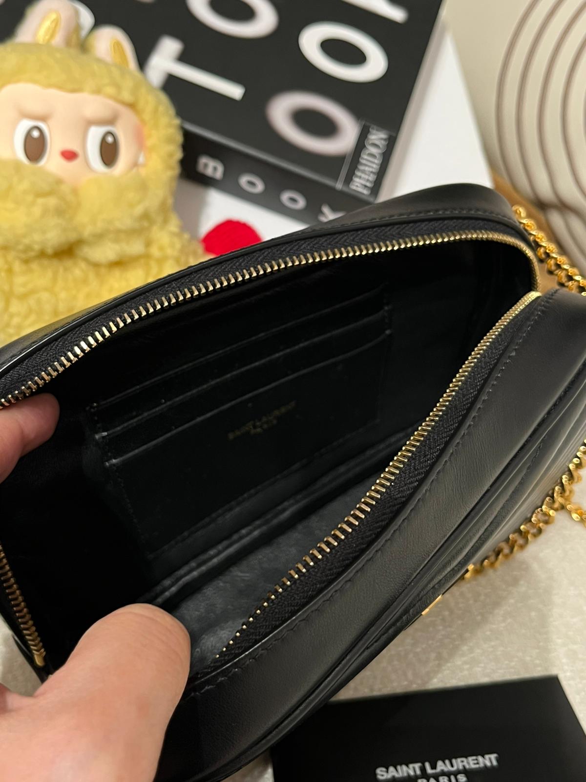 Ysl Mini Lou Camera calfskin bag 10%Authentic,99%new ✅ certificate✅dust bag