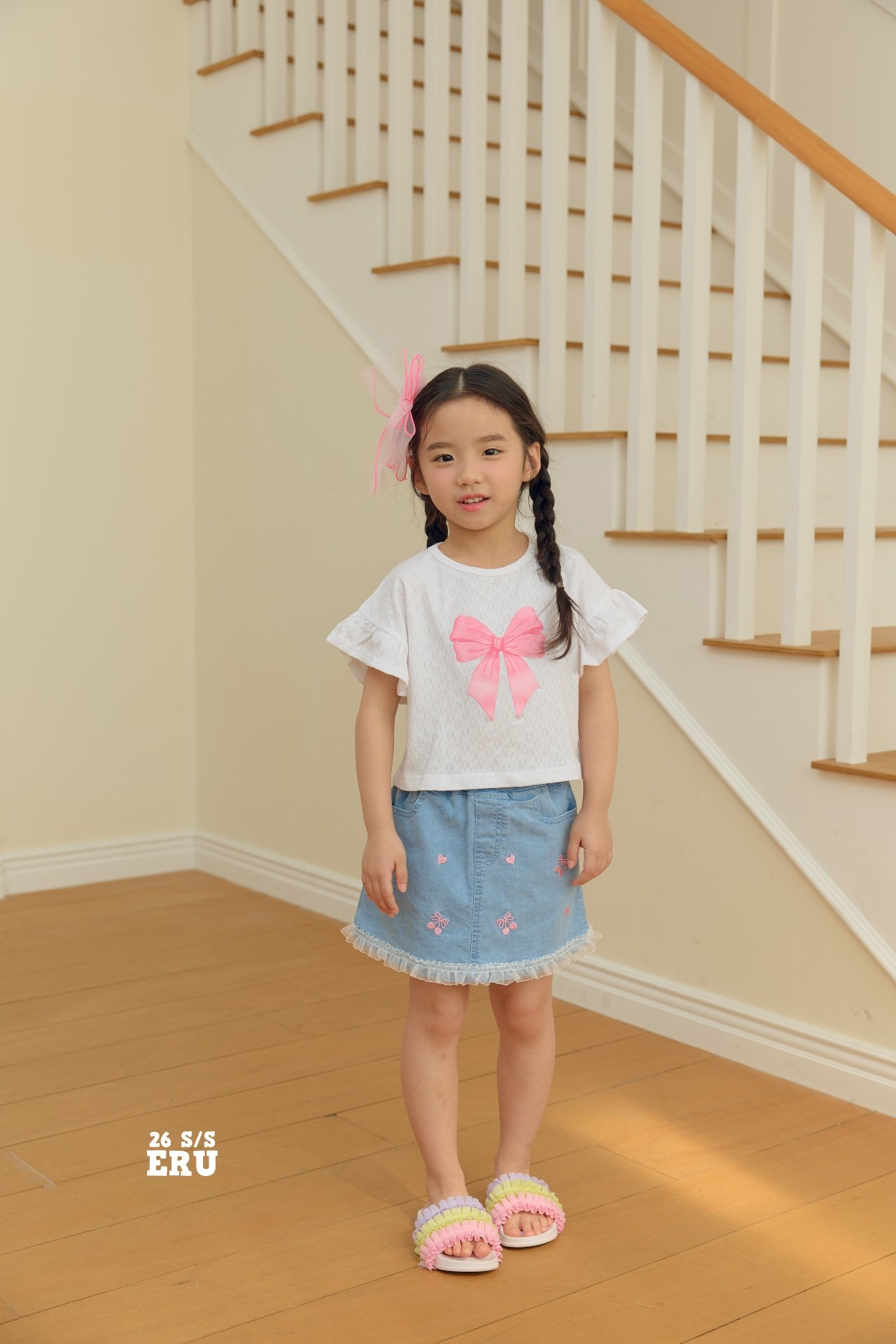 蝴蝶結🎀 Top / 刺繡蝴蝶結🎀 牛仔裙