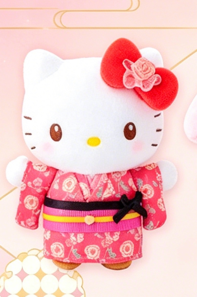 ［七月中到貨］🇯🇵日本限定SANRIO x KTS 和服公仔掛飾系列