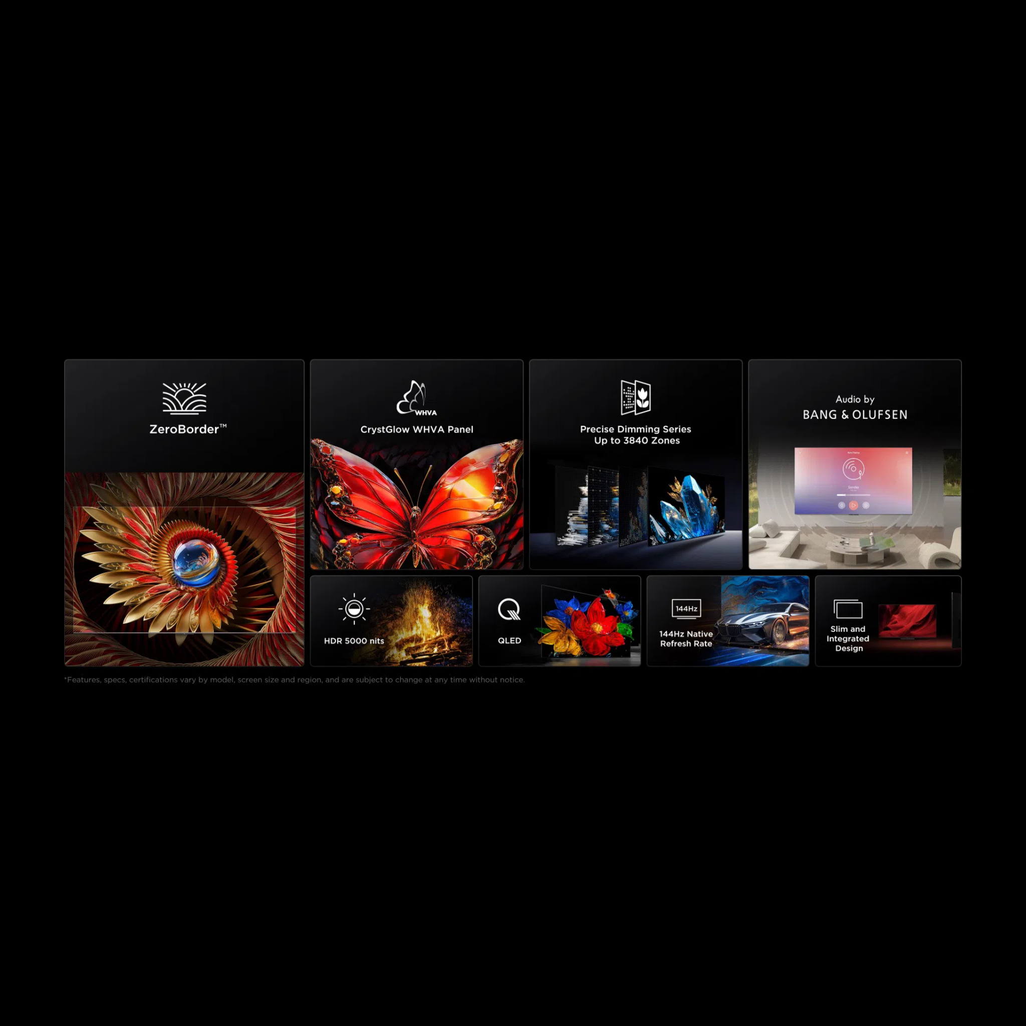 TCL 85" C8K Series 4th Gen QD-Mini LED 4K Google TV (85C8K)