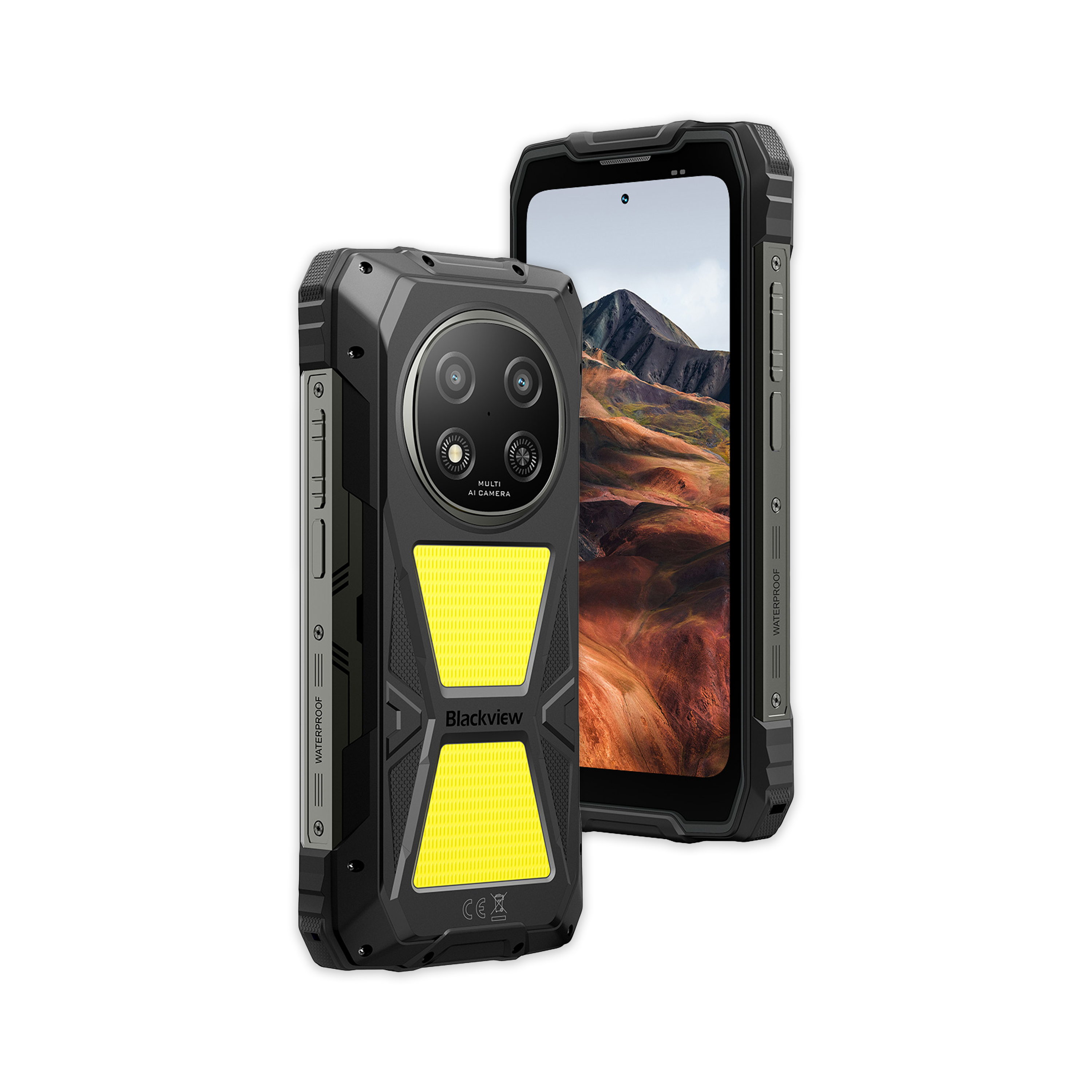 Blackview ROCK 2 Pro 5G | 8GB/256GB 6.67吋 120Hz 15000mAh 2W喇叭 露營燈 AI助手 三防手機 Rugged Phone