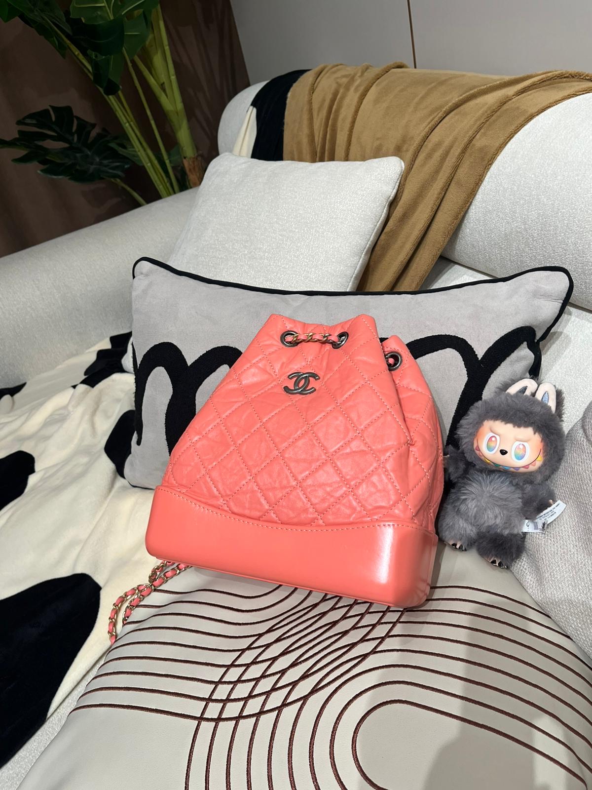 Chanel Gabrielle backpack small 100%Authentic ,95%new ✅CARD✅dust bag