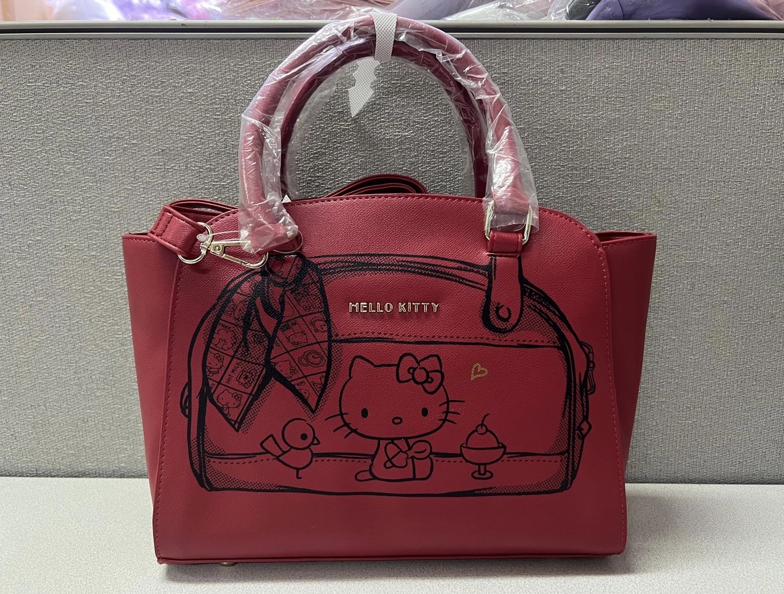 🎌日本直送🎌 Hello Kitty 復刻版圖案 斜孭手挽兩用袋