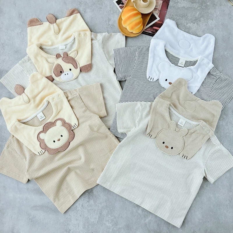 A0092 長頸鹿口水巾上衣