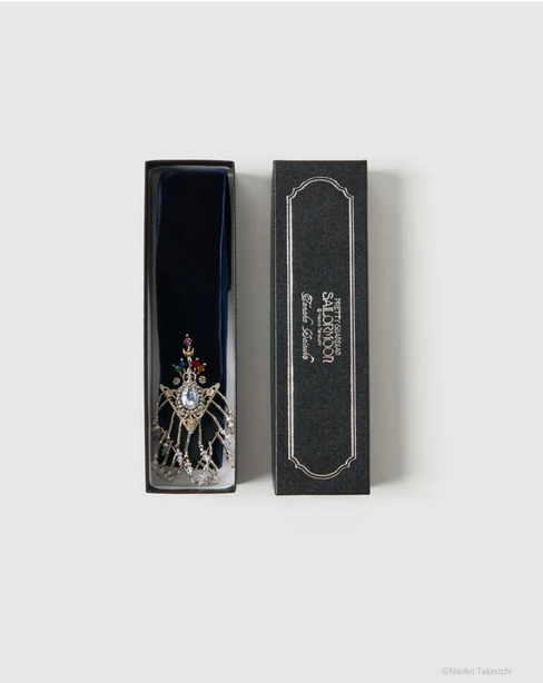 《Pre-Order》(受注) 5 Sailor Guardians crystal silver tip velvet long ribbon｜tanakadaisuke X Pretty Guardians Sailor Moon (26S44-P)
