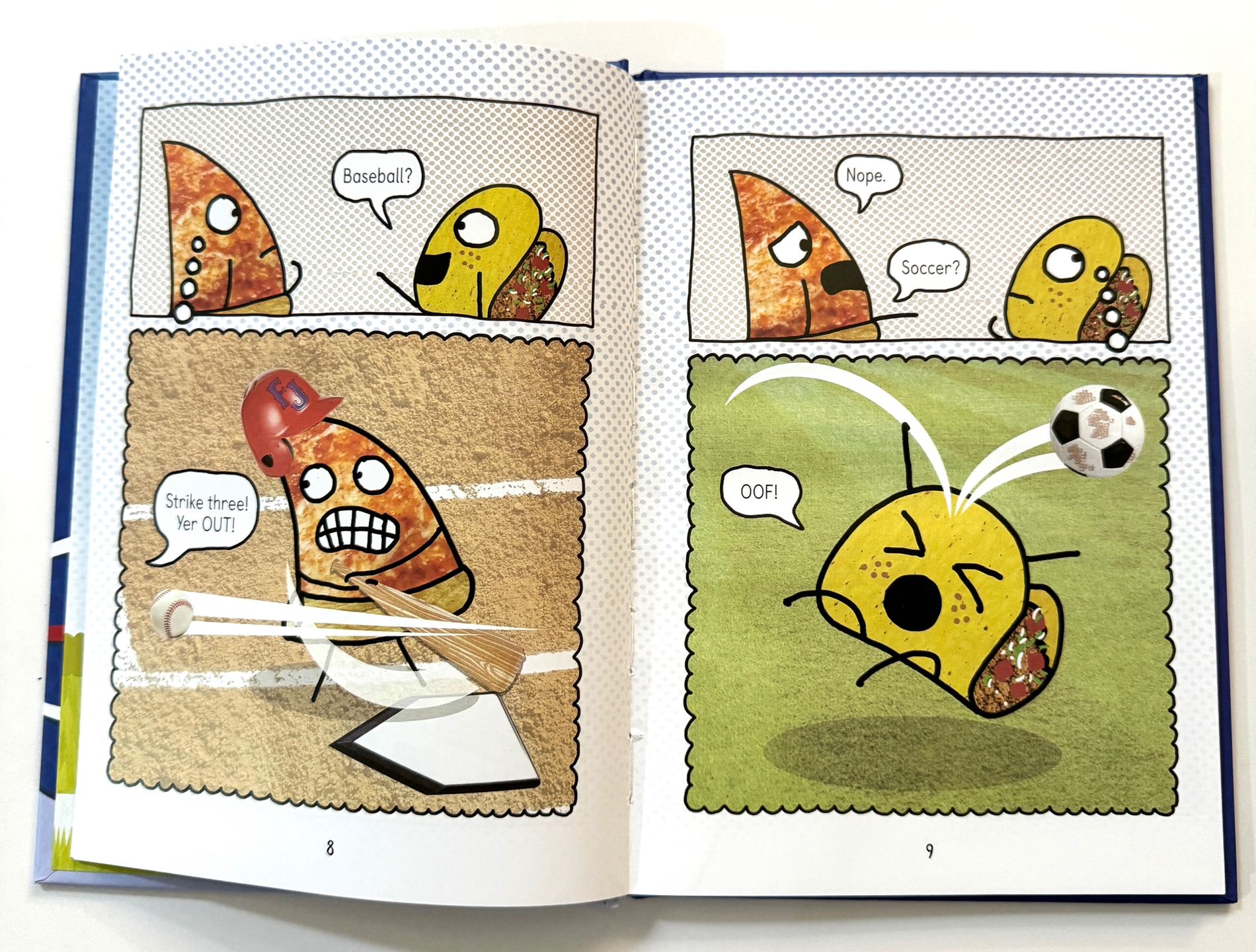 Pizza and Taco 10 books hardcover 披薩餅與玉米片  全彩漫畫系列 10本  B427	