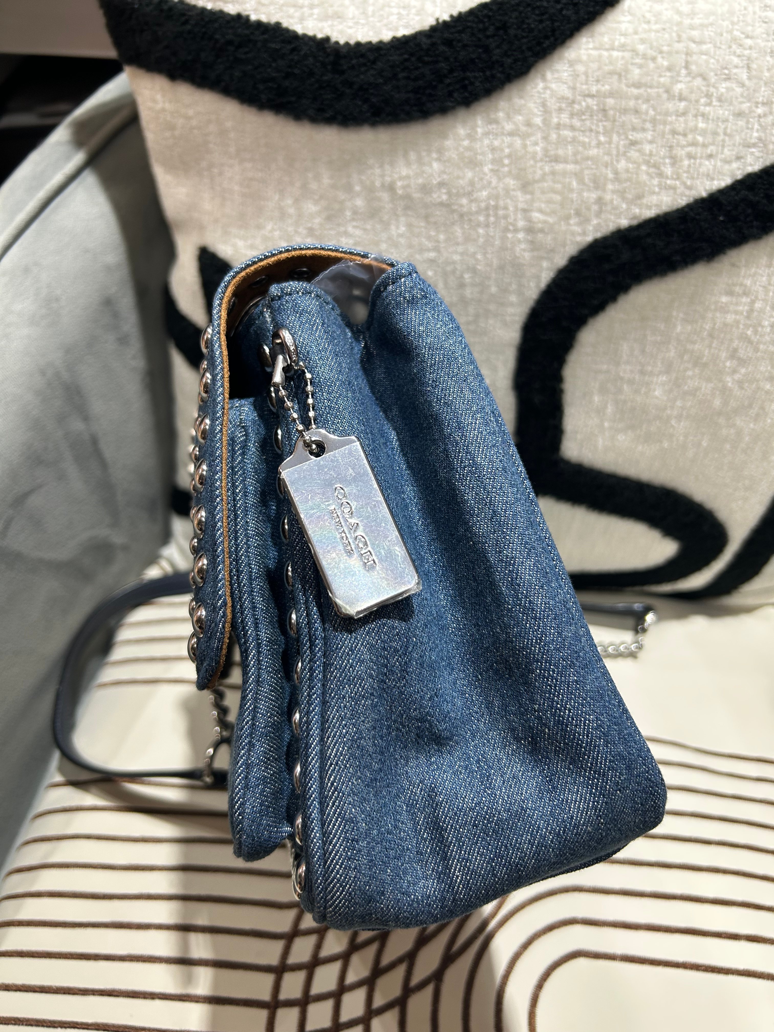 Coach Denim Crossbody Bag 100%Authentic, 98%New 