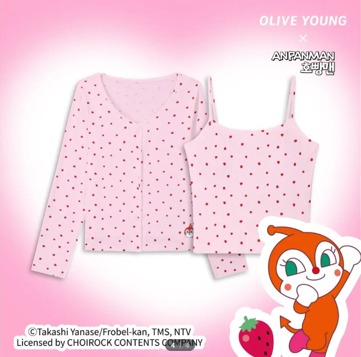 Olive young X 麵包超人 限定系列