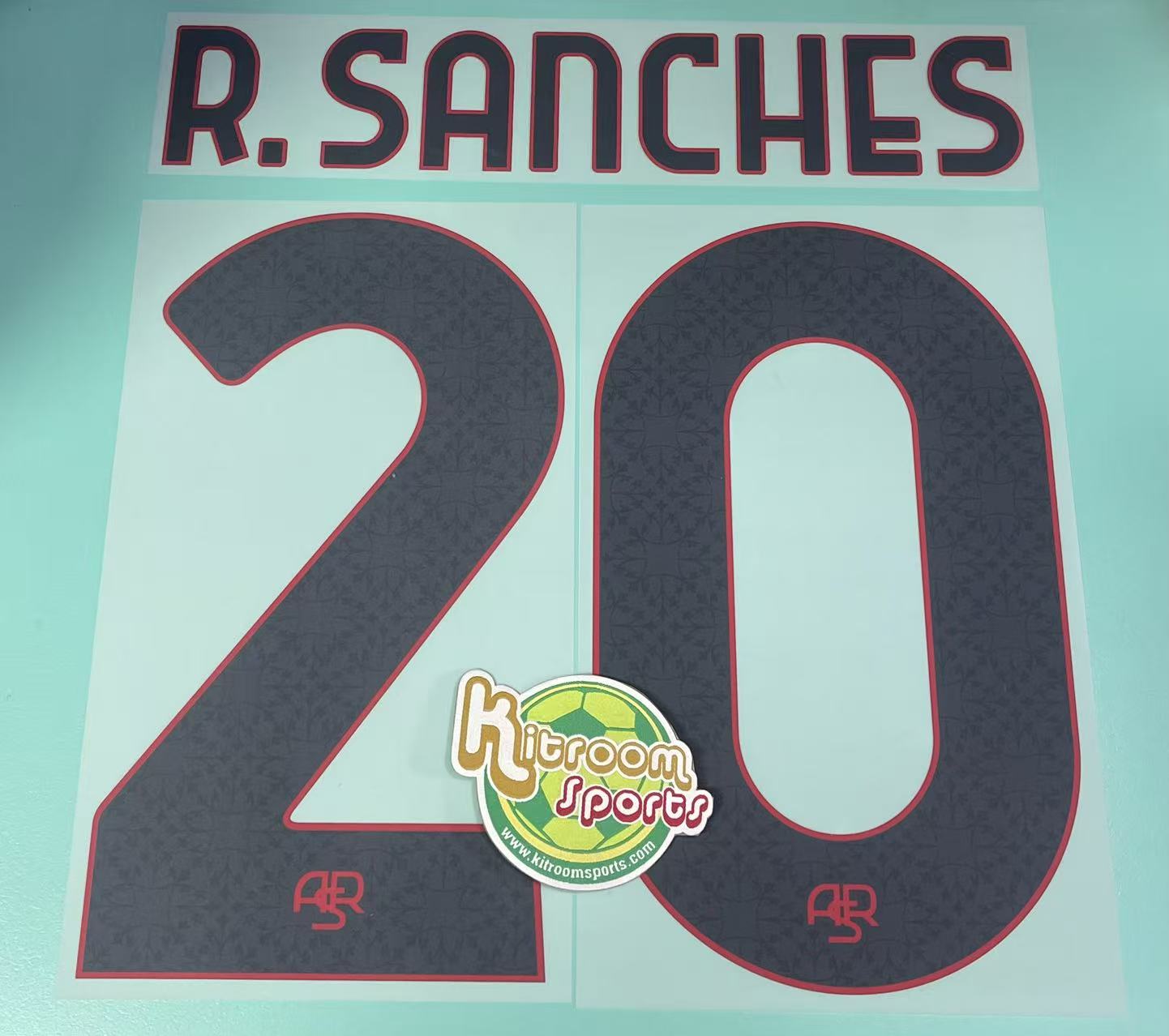 2023-24 Roma Away Nameset #20 R.SANCHES