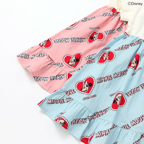 🆕【⭐訂購⭐】🌀 🇯🇵 日本直送🇯🇵 #Minnie 刺繡 拼布 荷葉邊下擺 連身裙［2款選］ 🌀[ELCA-0022][260324]