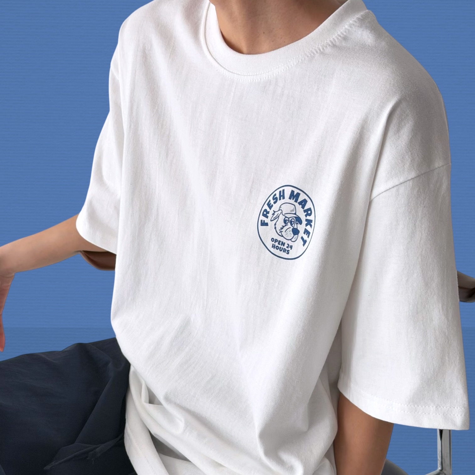 221242 FRESH MARKET 狗仔TEE