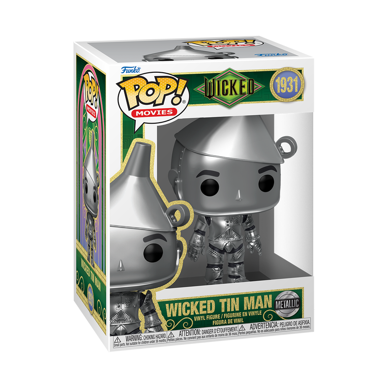 📦訂購 美國代購 Funko POP! WICKED Wicked Tin Man (Metallic) Figure 魔法壞女巫 模型