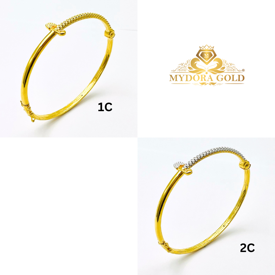 MYDORA EMAS 916 Gelang Moden Safety Pin l EMAS 916/22K
