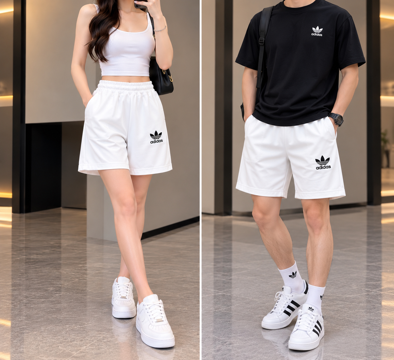 20366 WHITE PANTS ADS 裤子 白色