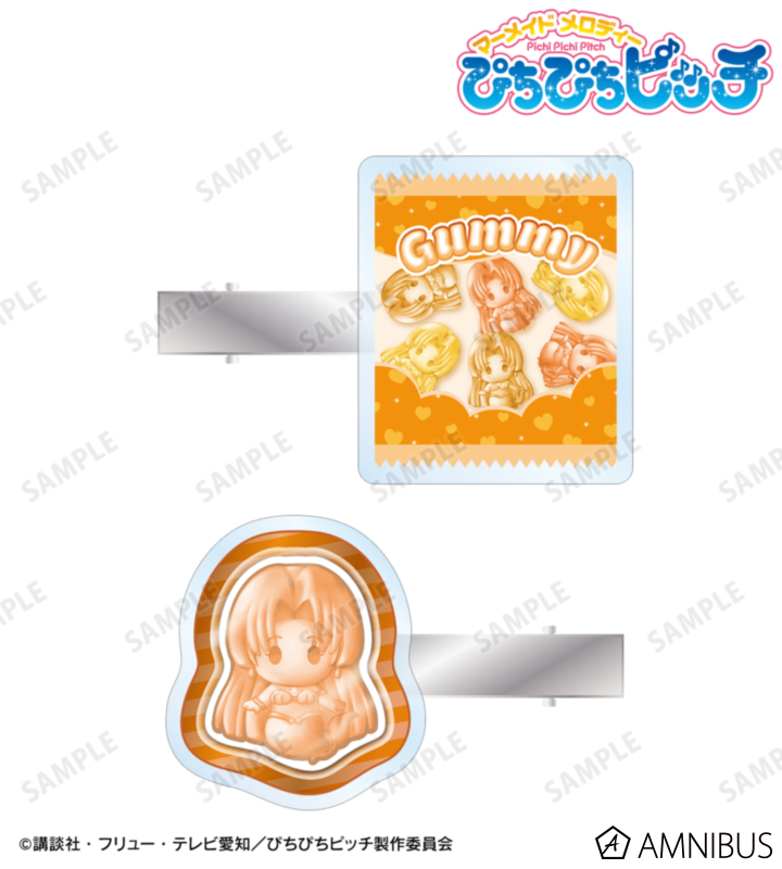 《Pre-Order》軟糖 petit-sserie Hair Clip Set｜唱K小魚仙 Pichi Pichi Pitch AMNIBUS 商品 (26PP33-P)
