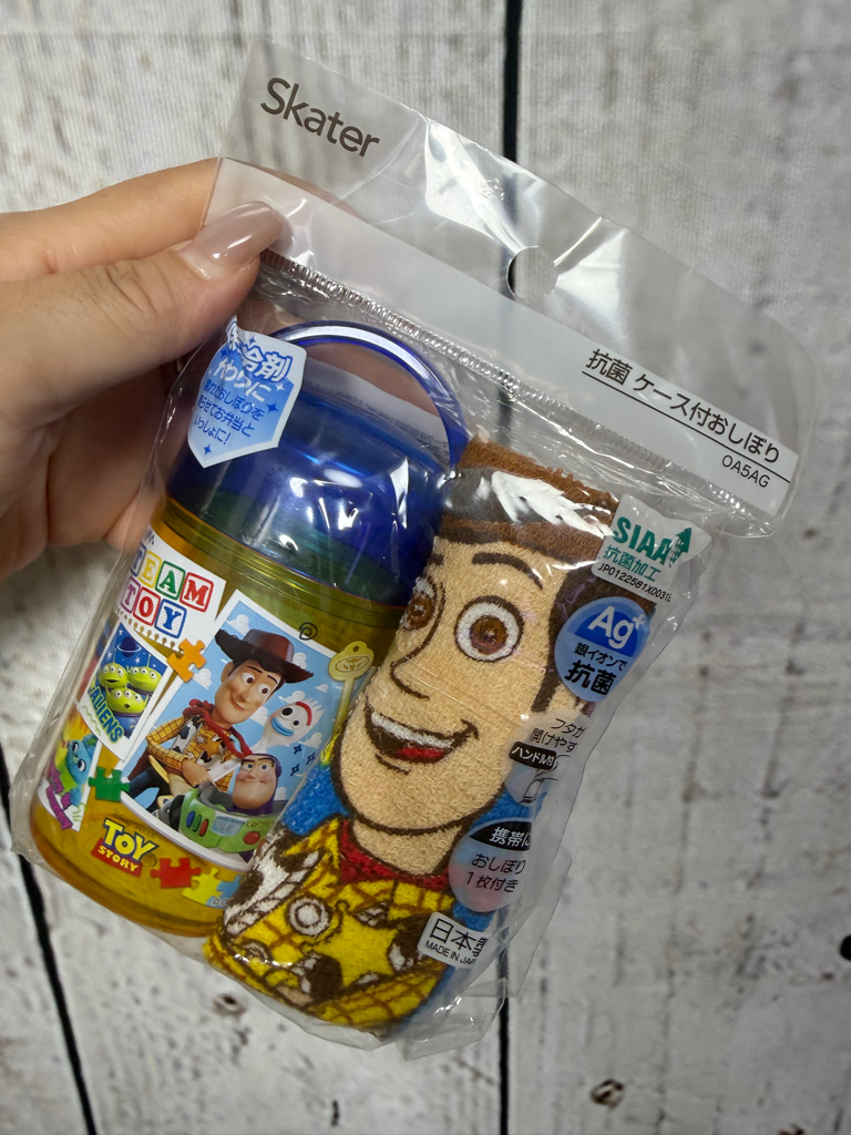 <門市現貨清貨 🈹>日本製Skater卡通毛巾連收納盒