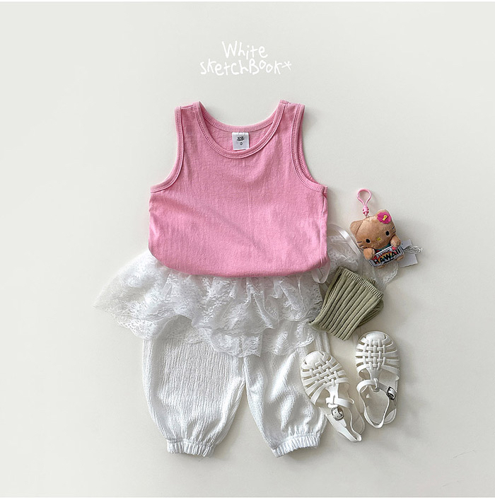 🇰🇷WhiteSketchBook背心