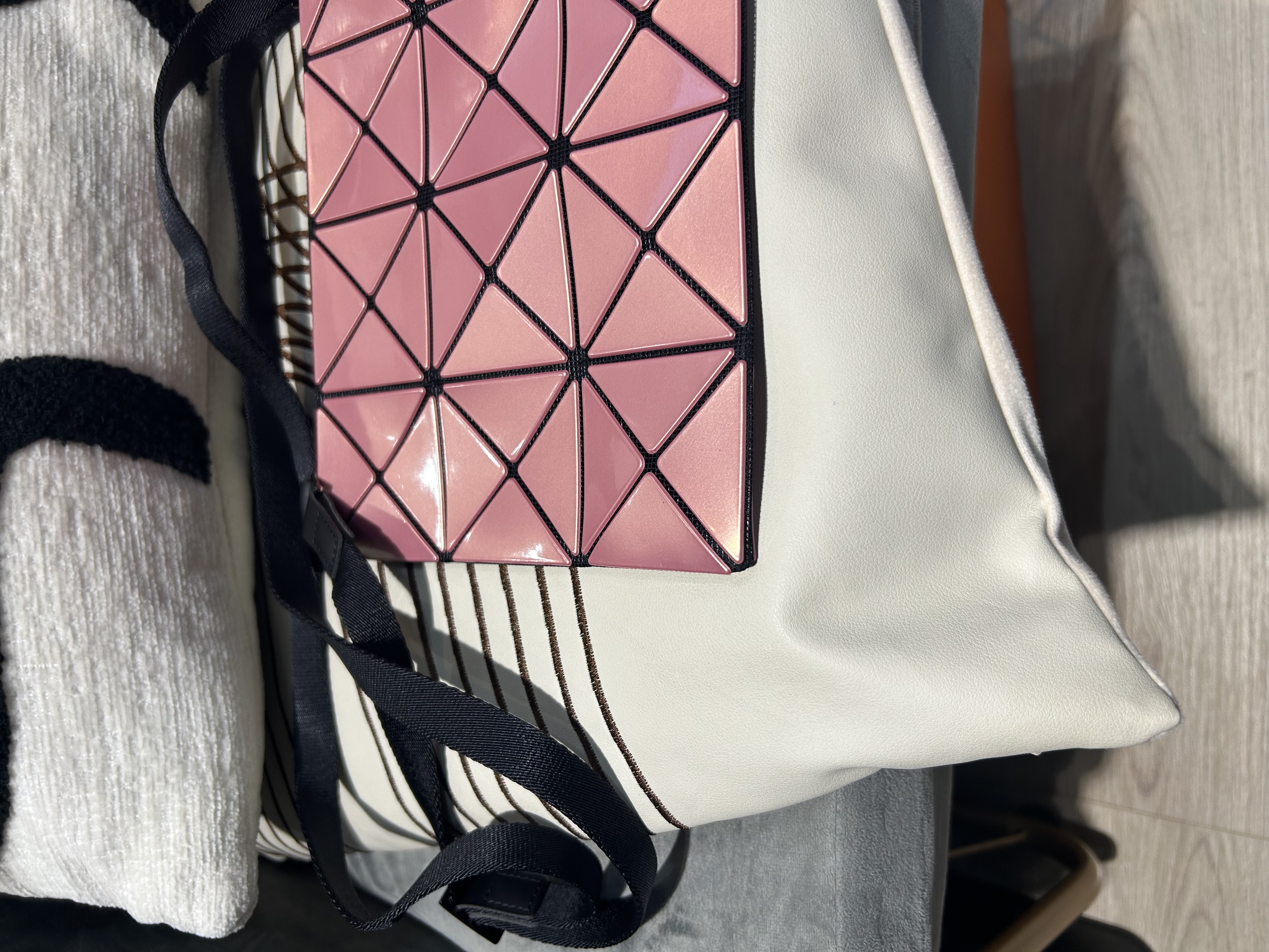 Issey Miyake Bao Bao Lucent W Color Crossbody Bag 100%Authentic, 98%New