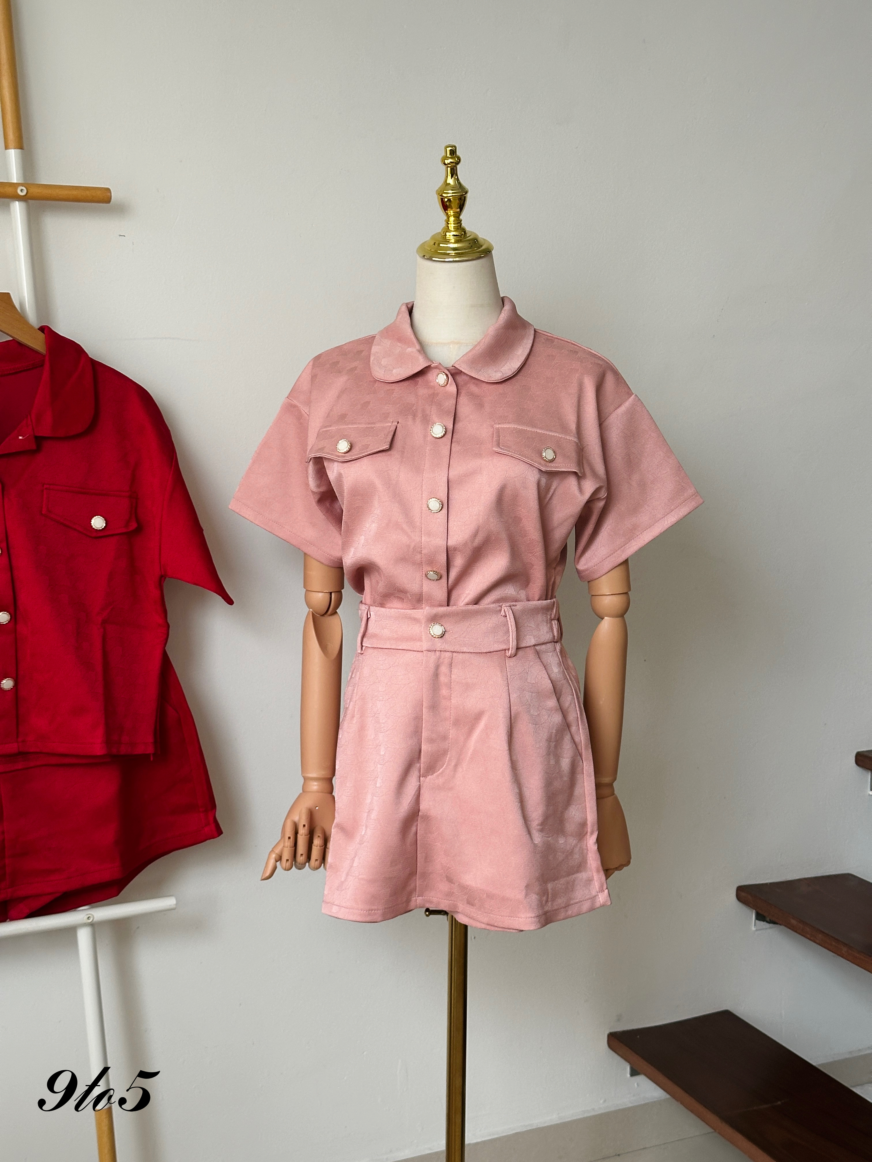 D2308 CNY Matching Set with Collar - 3 Colors